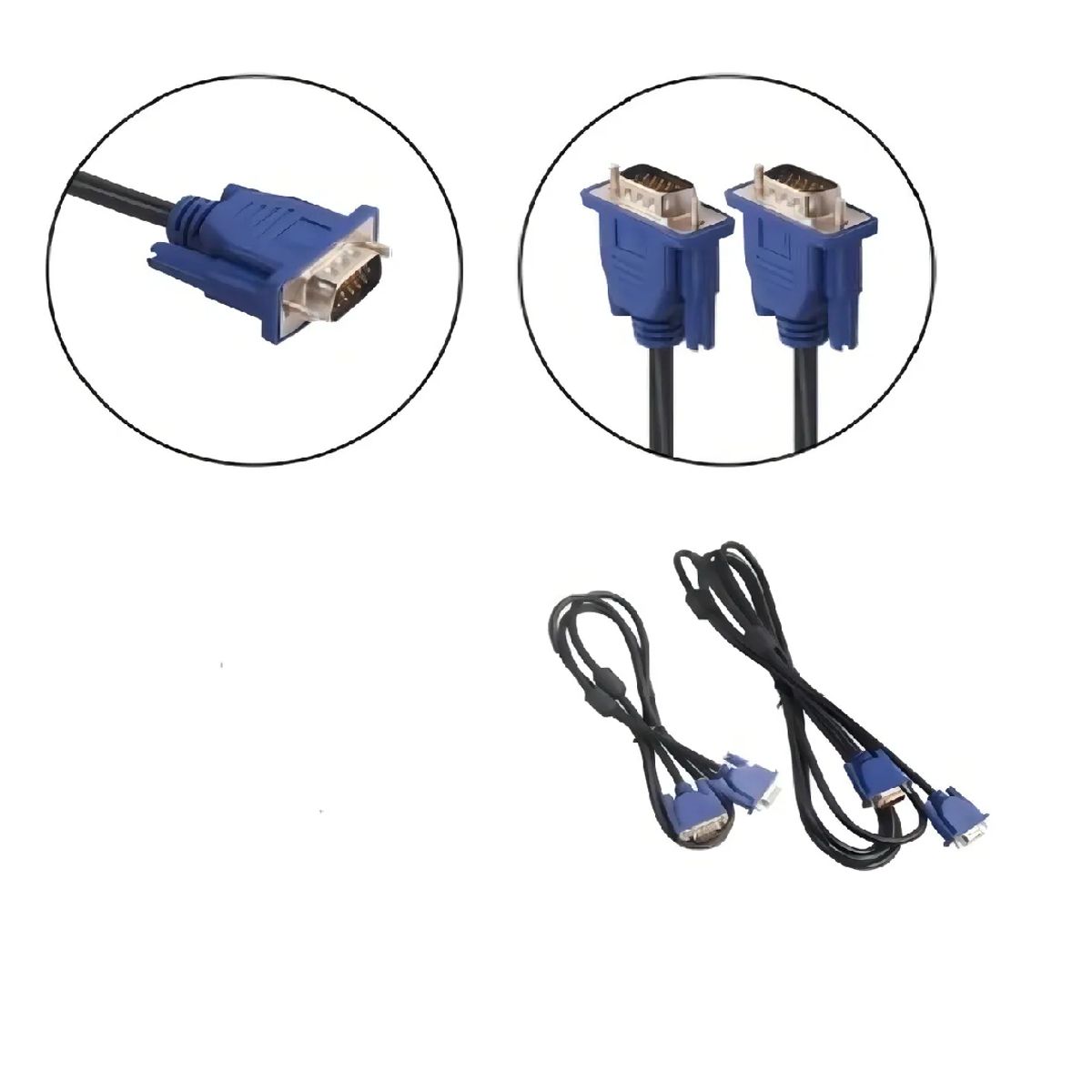 SKY - Cable Vga De 1.5 Metros Con Doble Filtro Para Monitor