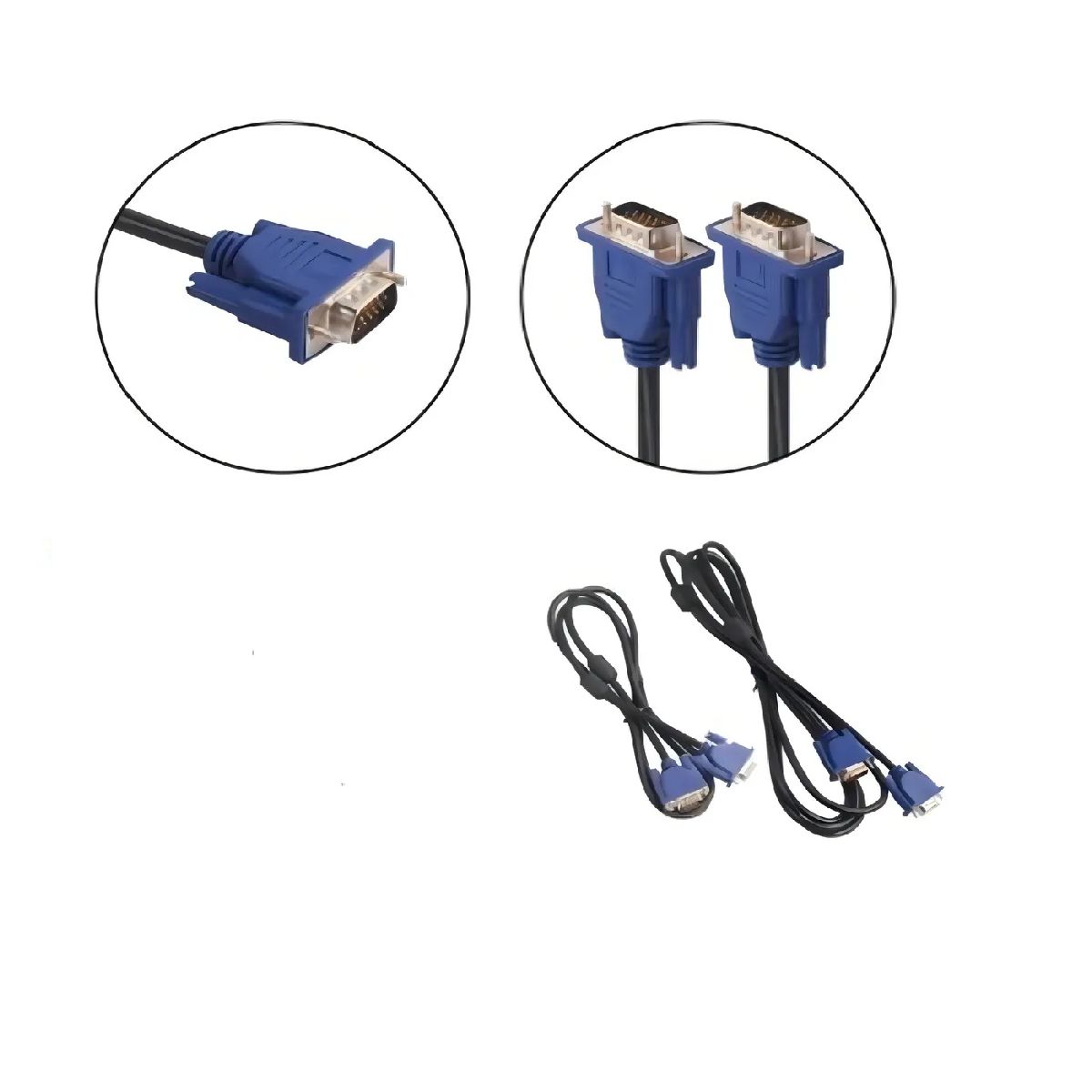 SKY - Cable Vga De 1.5 Metros Con Doble Filtro Para Monitor