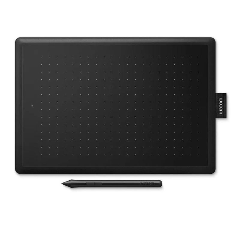 WACOM - Tableta digitalizadora Wacom One by Wacom CTL-672 negra y roja