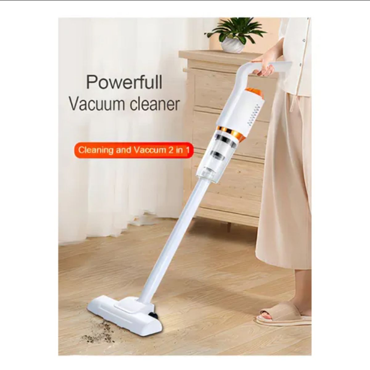 GENERICO - Aspiradora Portátil 2 en 1, De Carga Inalámbrica