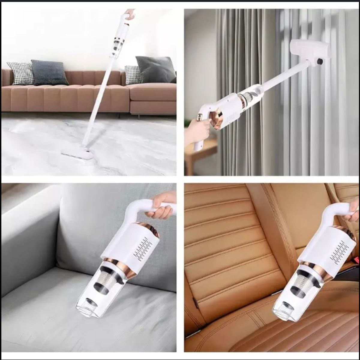 GENERICO - Aspiradora Portátil 2 en 1, De Carga Inalámbrica