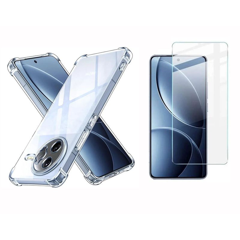 GENERICO - Funda Airbag Antichoque + Vidrio Templado XIAOMI POCO F7 PRO  5G