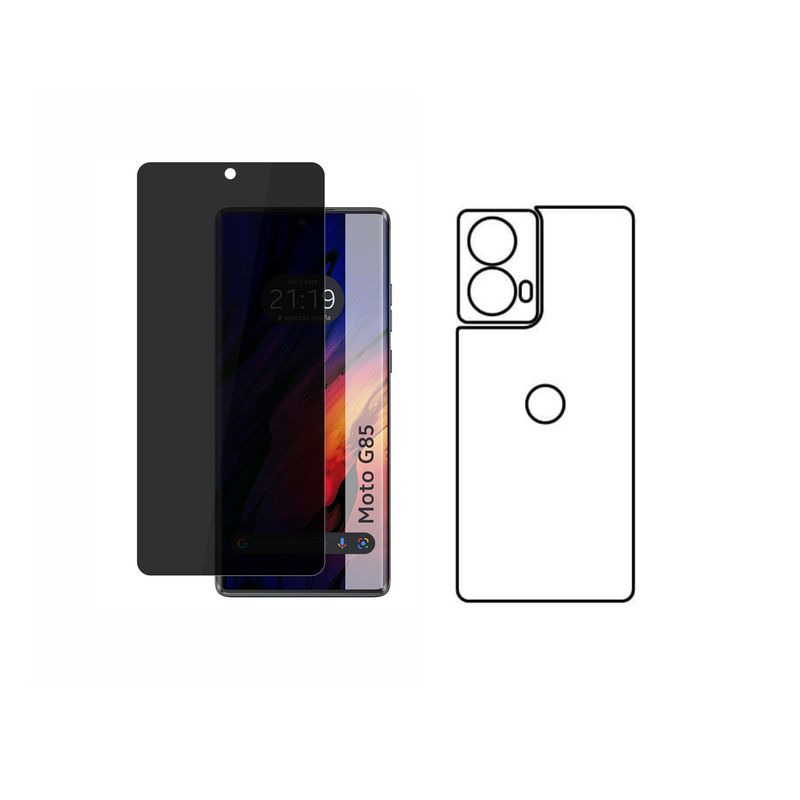 GENERICO - Protector Antiespia +Trasero en Hidrogel Para Motorola Moto G85