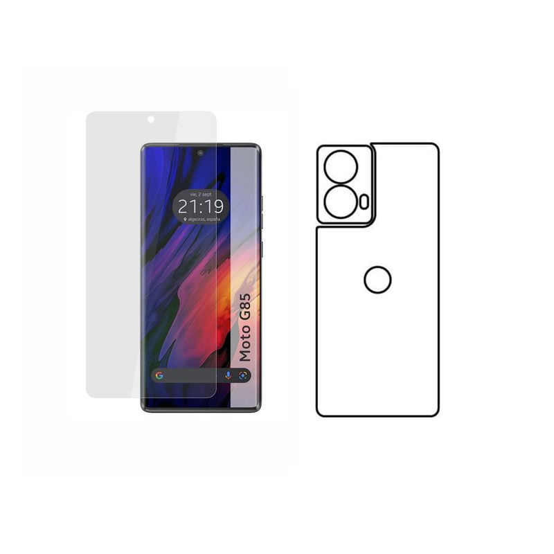 GENERICO - Protector Pantalla Y Trasero Hidrogel Para MOTOROLA MOTO G85