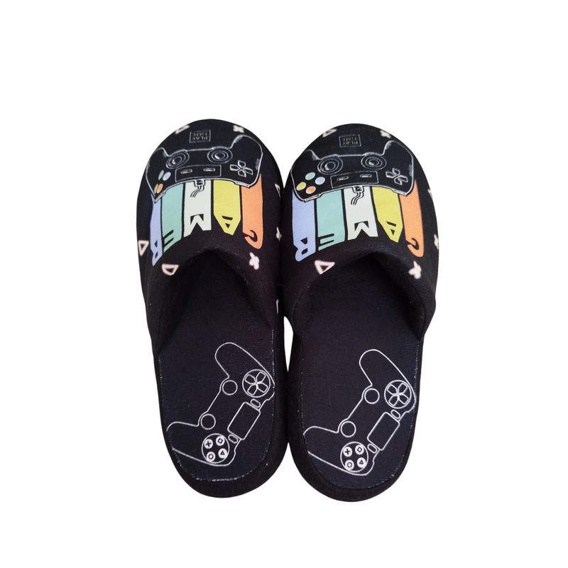 GENERICO - Pantuflas Gamer Descansa Como Campeón