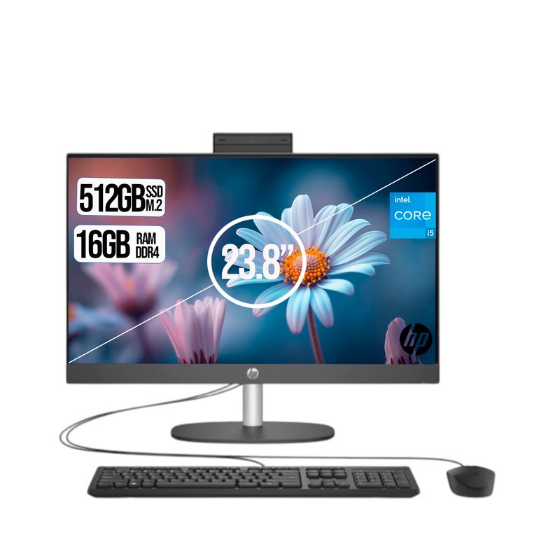 HP - TODO EN UNO HP CORPORATIVO INTEL CORE I5-1334U SSD 512GB RAM 16GB LED 24 FHD