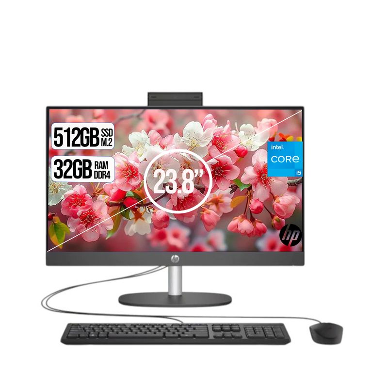 HP - TODO EN UNO HP CORPORATIVO INTEL CORE I5-1334U SSD 512GB RAM 32GB LED 24 FHD