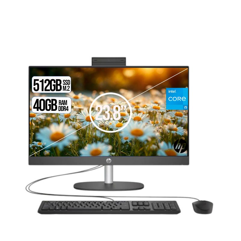 HP - TODO EN UNO HP CORPORATIVO INTEL CORE I5-1334U SSD 512GB RAM 40GB LED 24 FHD