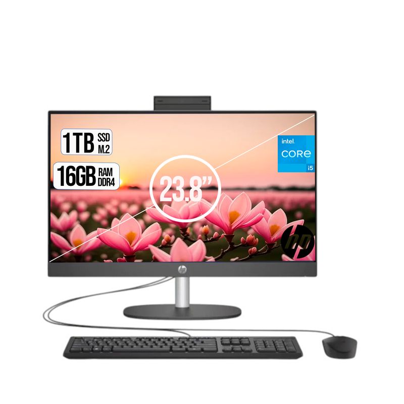 HP - TODO EN UNO HP CORPORATIVO INTEL CORE I5-1334U SSD 1TB RAM 16GB LED 24 FHD