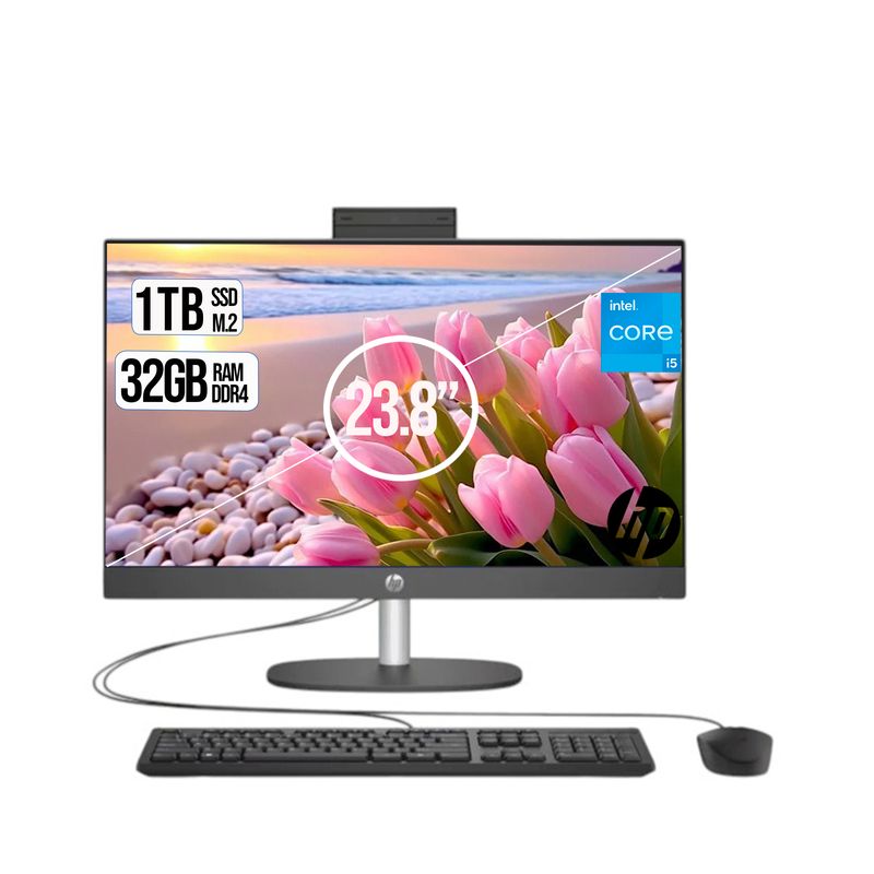 HP - TODO EN UNO HP 240 G10 INTEL CORE I5-1334U SSD 1TB RAM 32GB LED 24 FHD