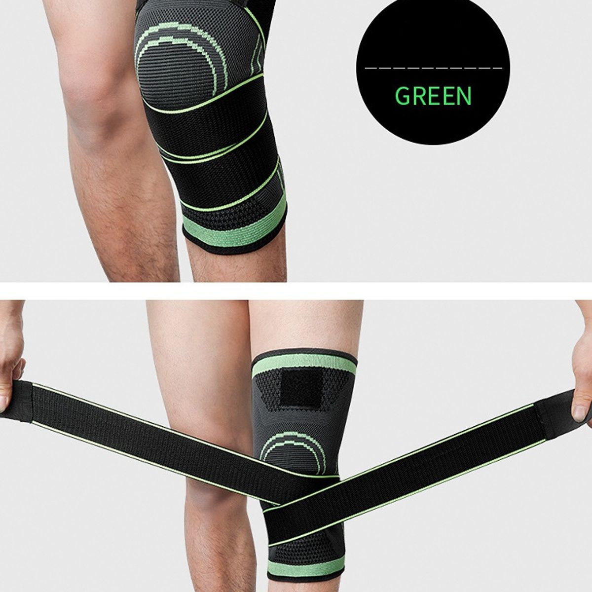 GENERICO - Rodillera Elastica Compresion Crossfit Gym BasketBALL