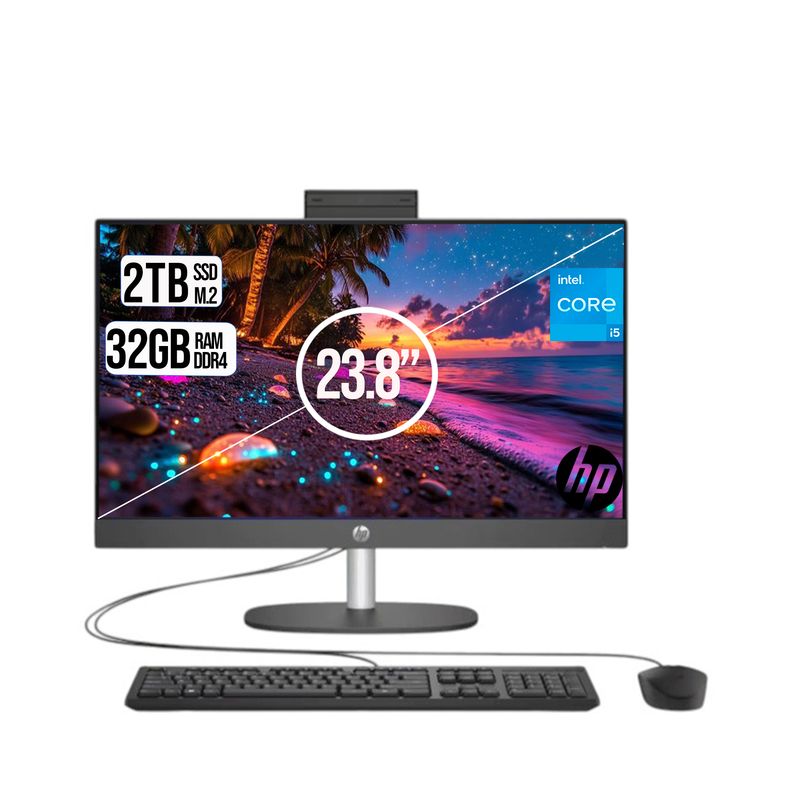 HP - TODO EN UNO HP CORPORATIVO INTEL CORE I5-1334U SSD 2TB RAM 32GB LED 24 FHD