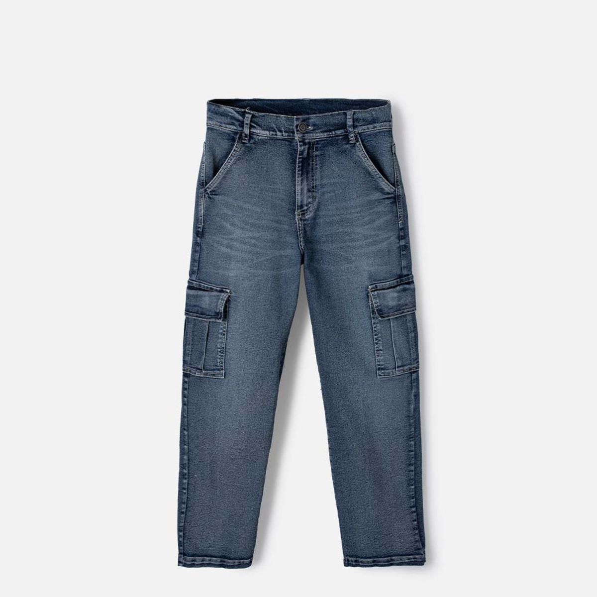 MIC - Jean de Mic con bolsillos azul medio para niño