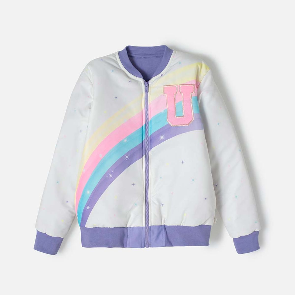 MIC - Chaqueta de Mic con cierre multicolor para niña