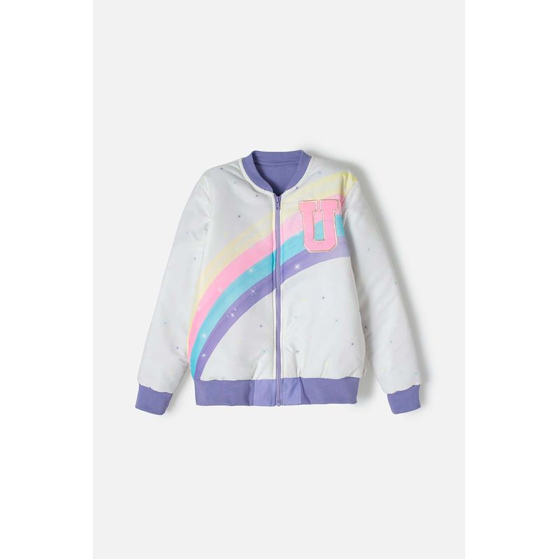 MIC - Chaqueta de Mic con cierre multicolor para niña