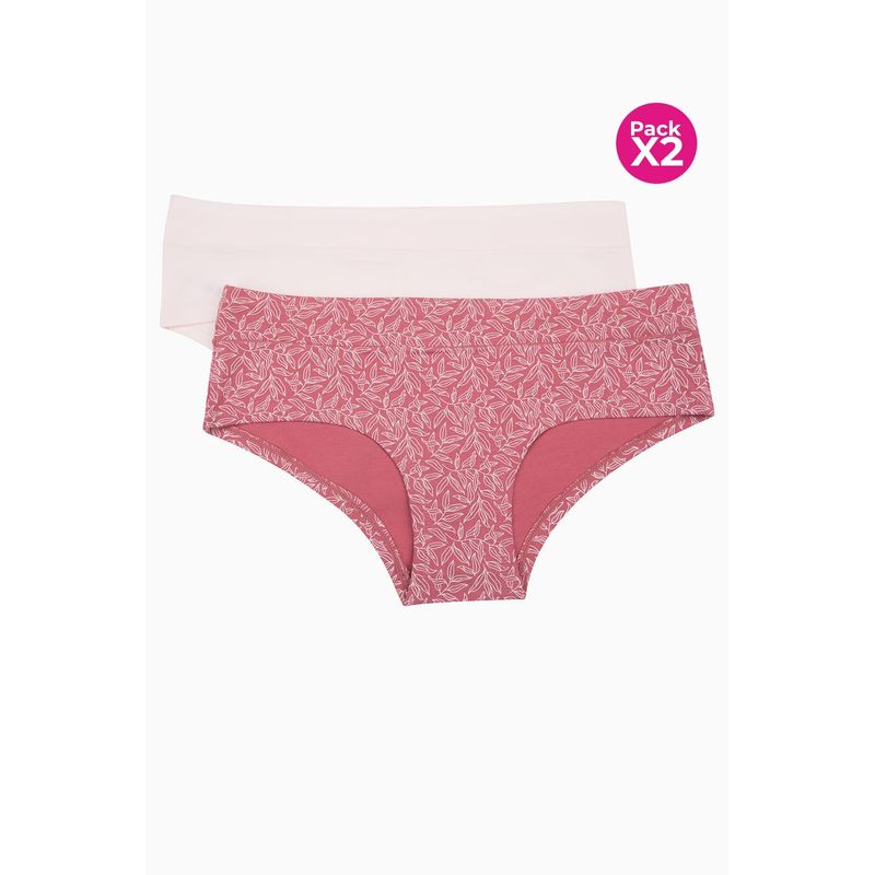 LILI PINK - Panty tipo hipster paquete x2 en algodón