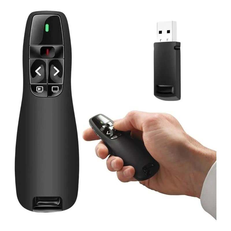 JALTECH - Presentador De Diapositivas Inalambrico Con Señalador