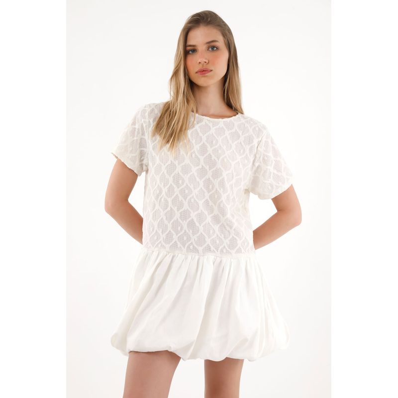 TENNIS - Vestido corto con falda abombachada para mujer