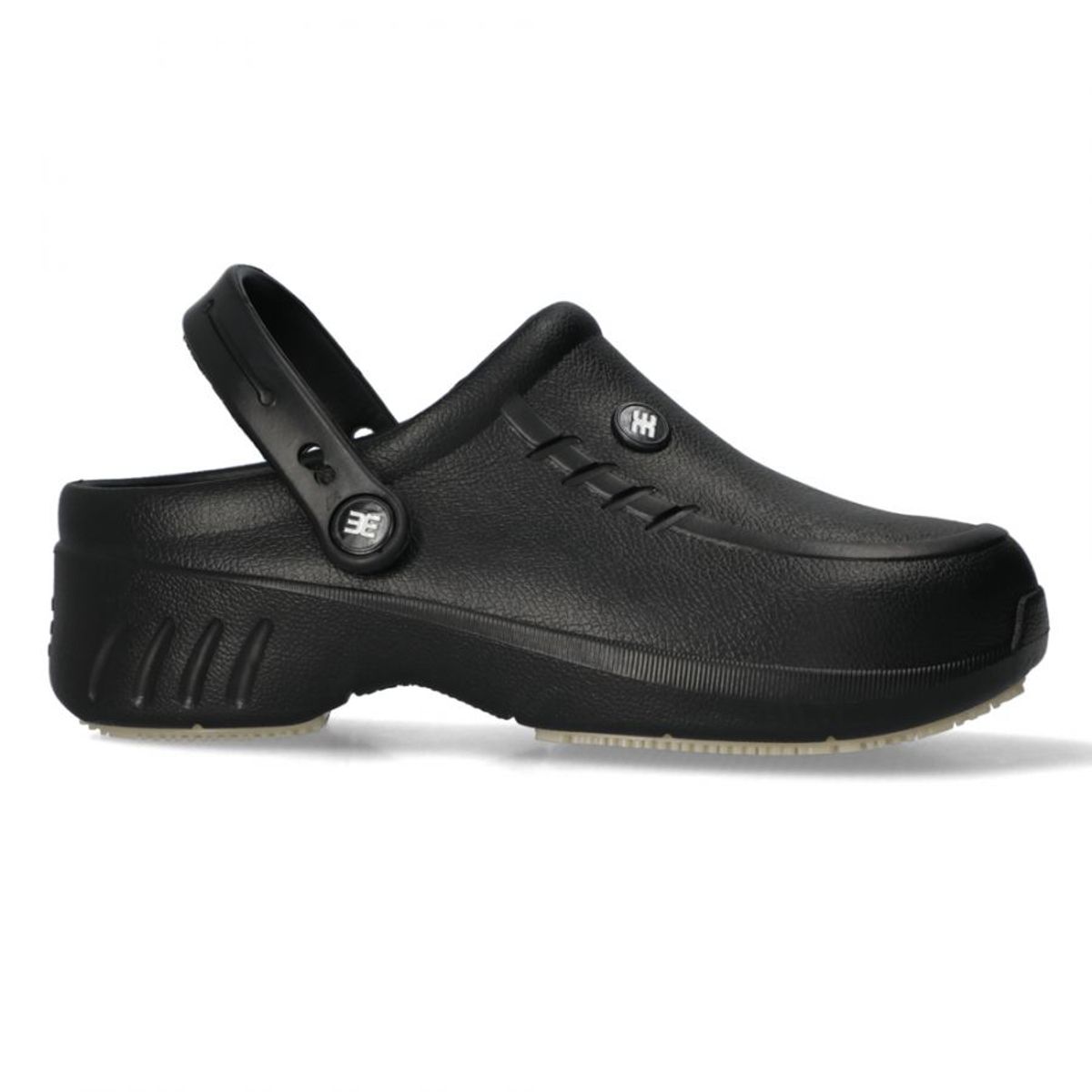 EVACOL - Zapatos Zuecos Antideslizantes Negro Evacol Ref 224