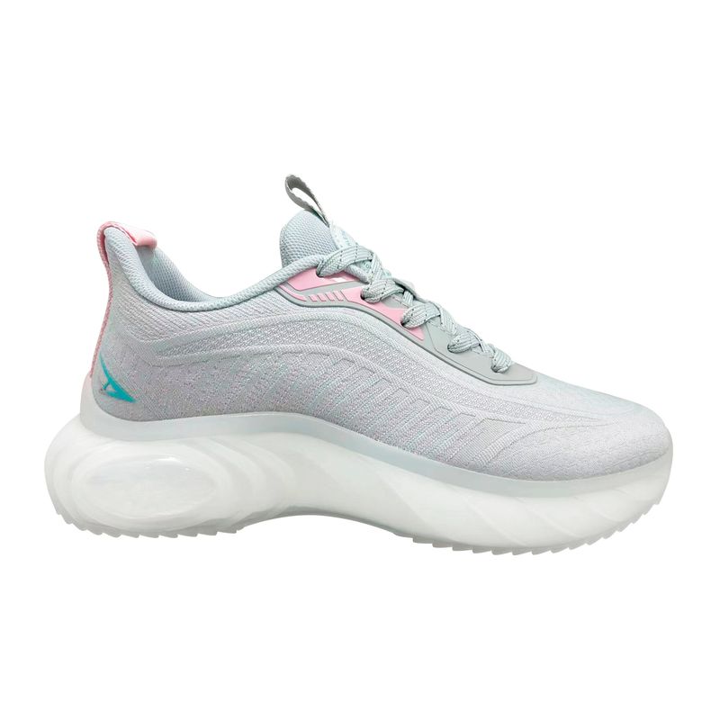 GENERICO - Tenis Deportivo Origen Pekin Ath Gris Rosado