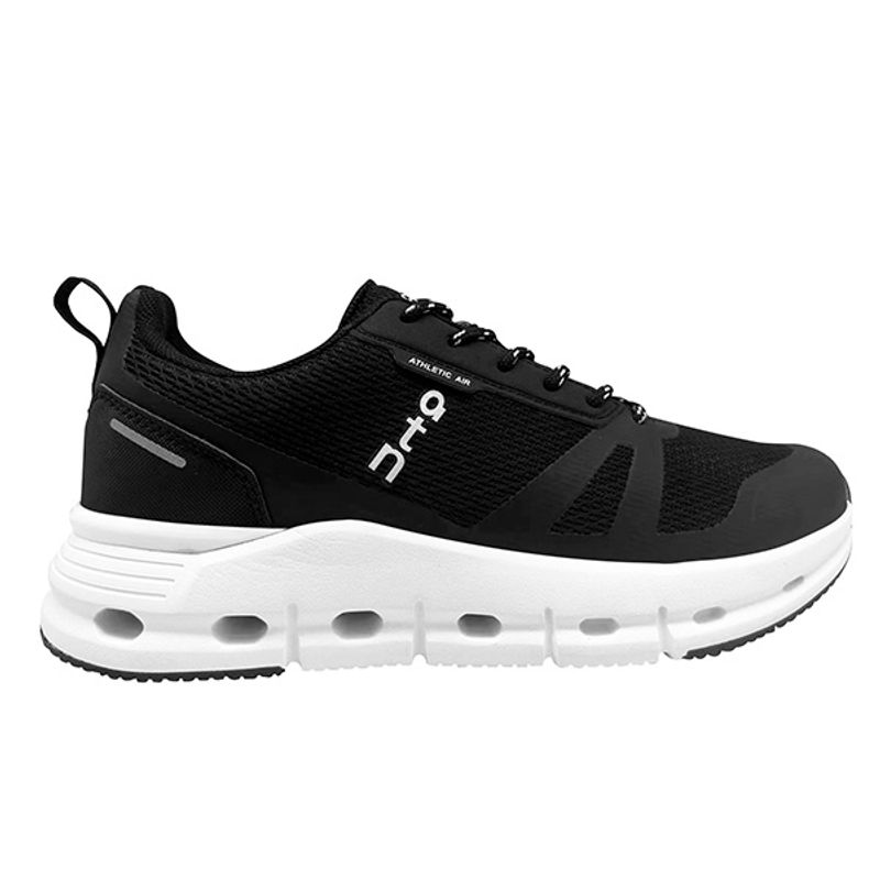 GENERICO - Tenis Deportivo Origen Shangai Ath Negro Blanco