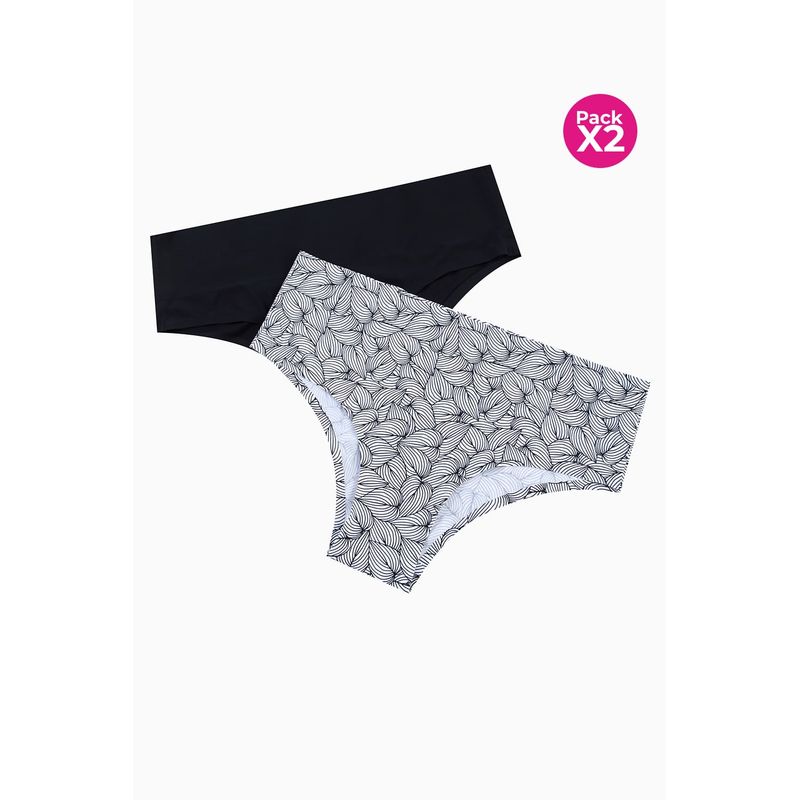 LILI PINK - Hipster paquete x2 sin costuras en microfibra