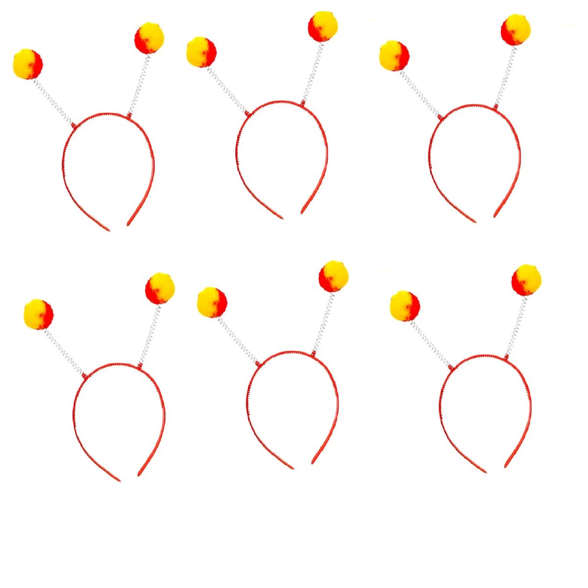 GENERICO - 6 Unidades Disfraz Chespirito Antenas De Vinil Accesorio
