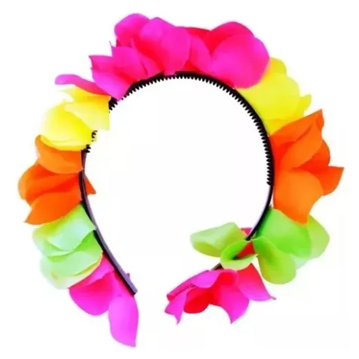 GENERICO - 12 Balacas De Flores De Colores Vivos Catrina Hawaianas