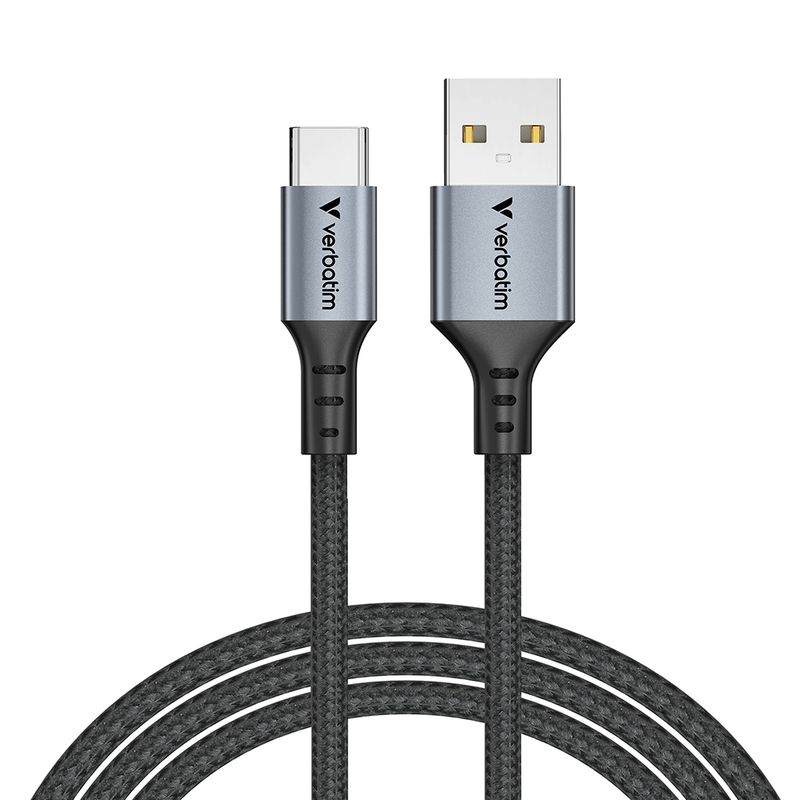 VERBATIM - Cable de carga rápida Reforzado Verbatim Usb A - Tipo C