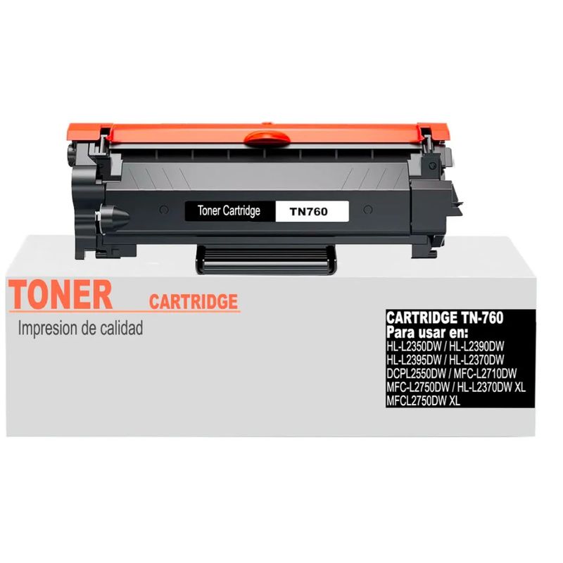 GENERICO - Toner Generico Tn760 Para Mfc-l2750dwhl-l2370dwhl-l2395dw