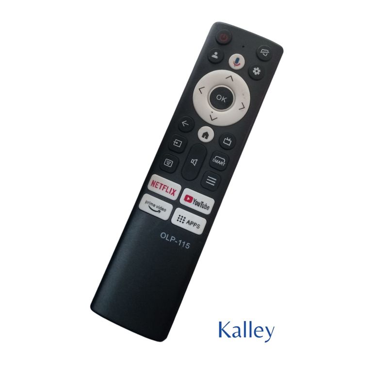 GENERICO - Control Remoto TV Kalley  OLP -115 sin comando de Voz