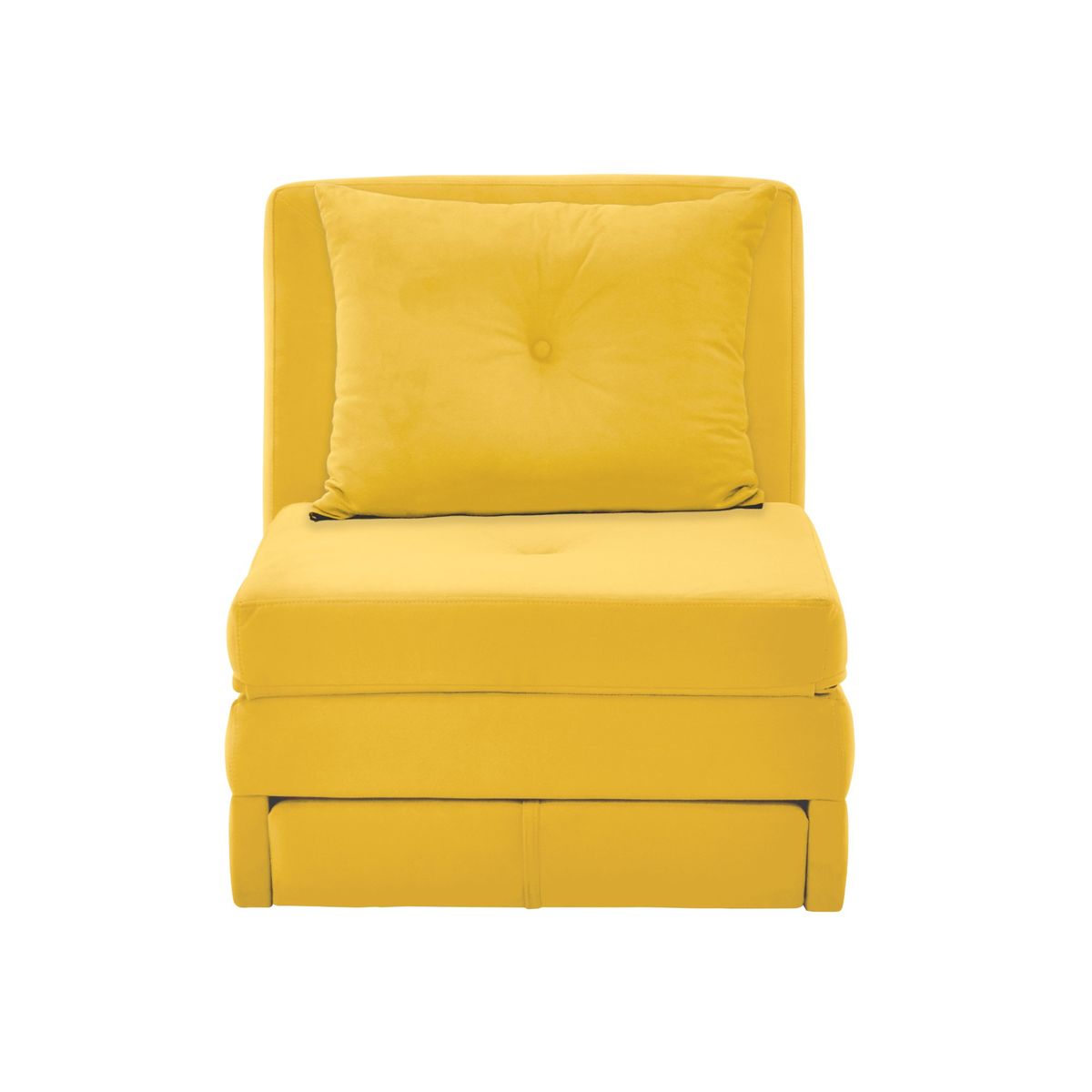 VENECIA - Poltrona Cama Reclinable Torino 78x92x86 cm Tela Mostaza