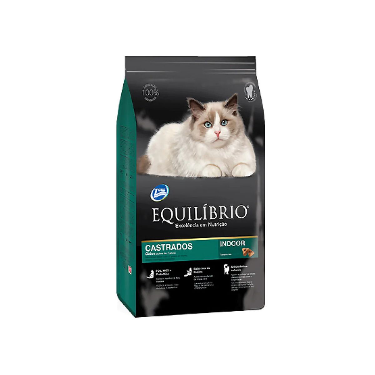 EQUILIBRIO - Equilíbrio Gatos Adultos Castrados 7+ – 1.5 kg