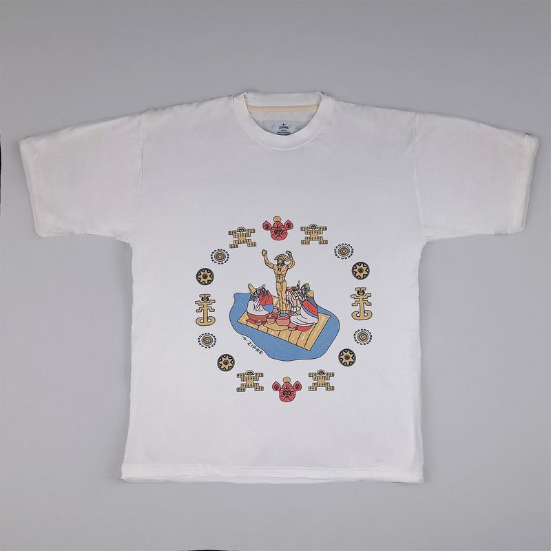 ZIPRE - Camiseta Sostenible Elemental Fuego