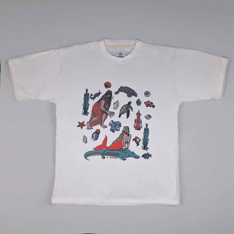 ZIPRE - Camiseta Sostenible Elemental Agua