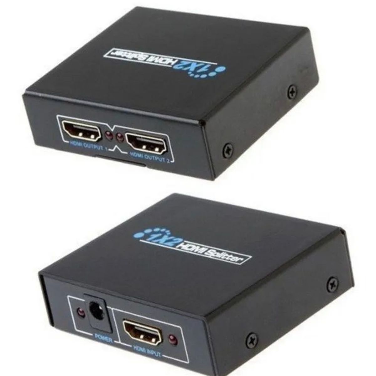 GENERICO - Multiplicador Splitter HDMI x 2 Negro