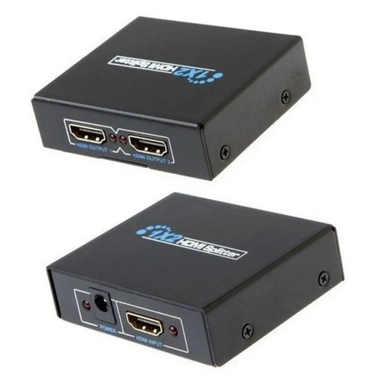 GENERICO - Multiplicador Splitter HDMI x 2 Negro
