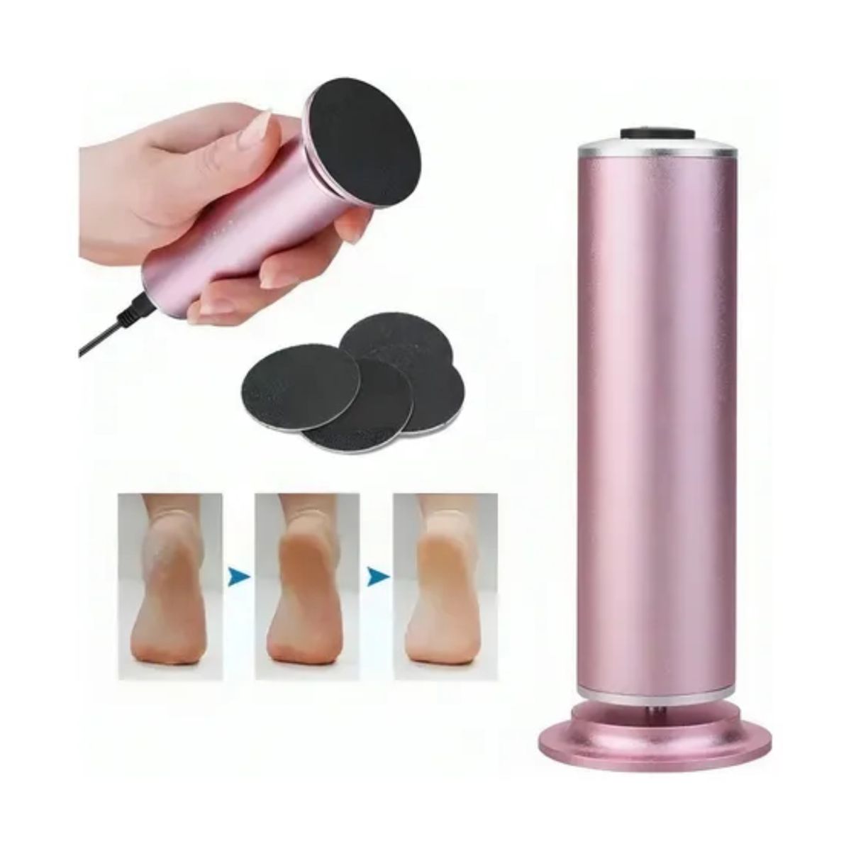 GENERICO - Eléctrico Callosidades Pedicure Máquinas Exfoliadoras Lijas