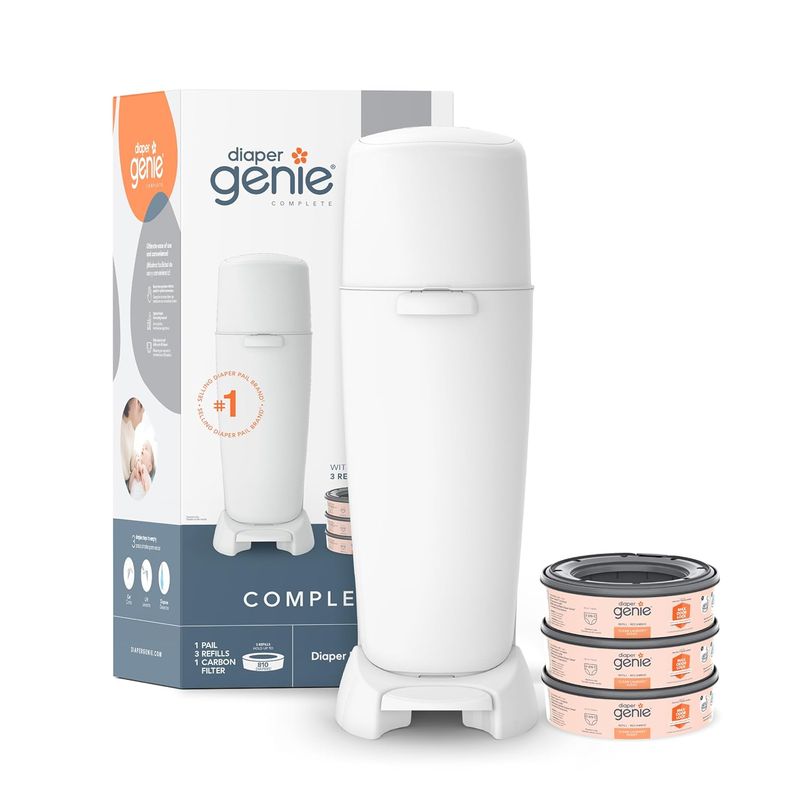 PLAYTEX - Caneca Pañales Playtex Diaper Con 3 Recambios Color Blanco