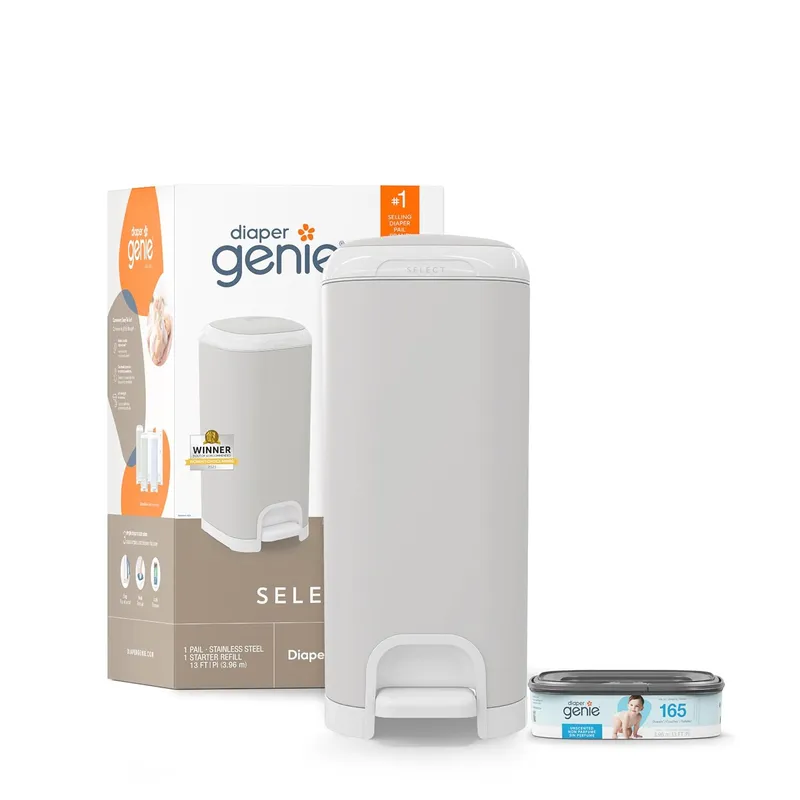 PLAYTEX - Caneca Pañales Playtex Diaper Acero Inox Gris