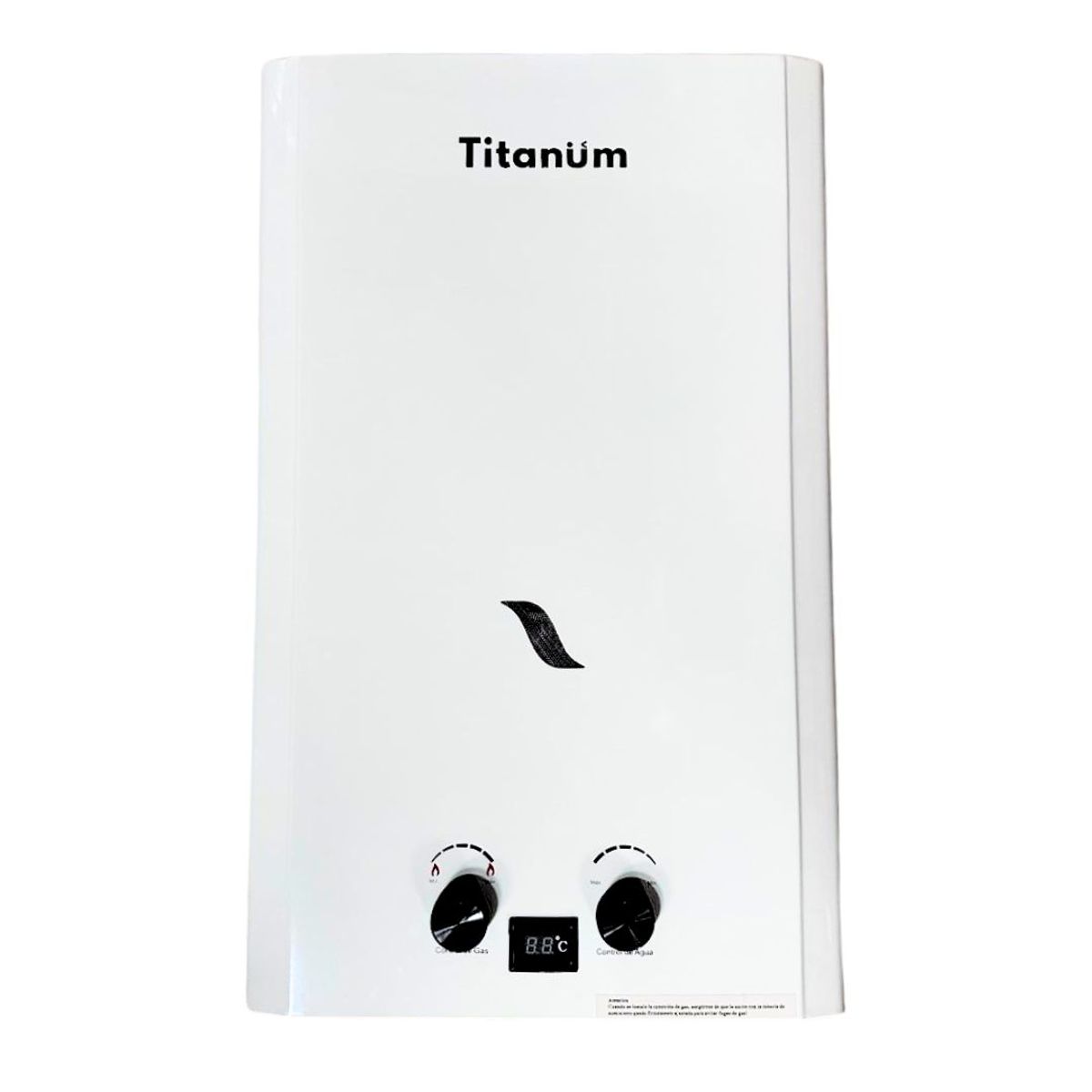 COLTITANUM - Calentador de Agua de Paso Gas Natural 16 Litros - Titanum