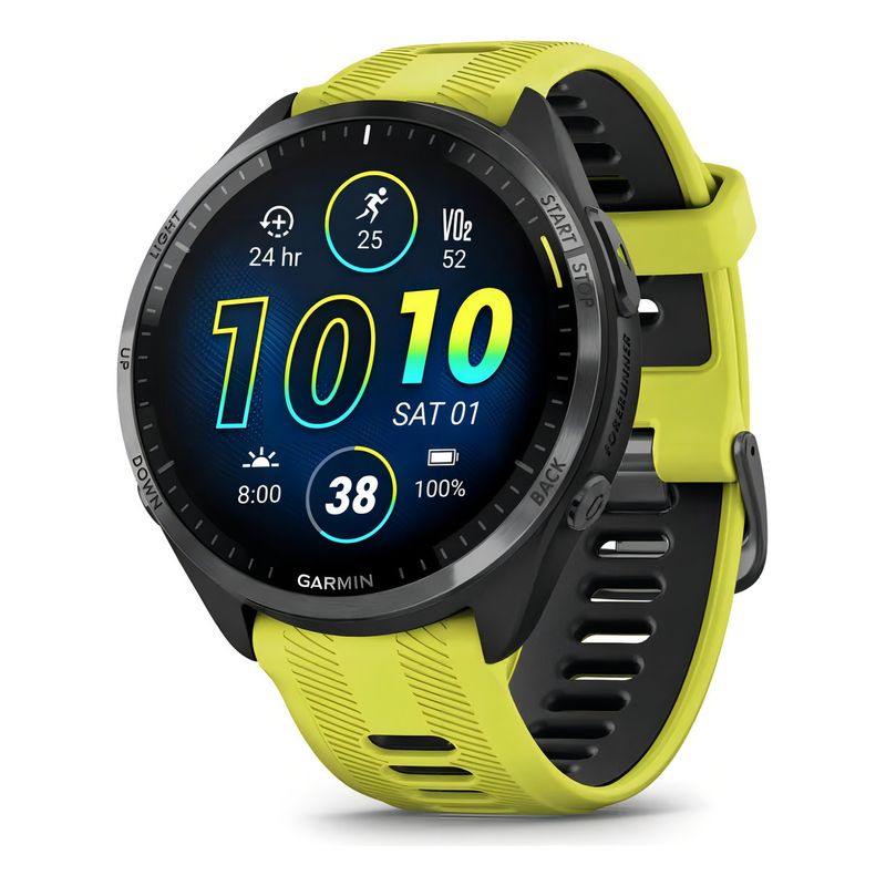 GARMIN - Garmin Forerunner 965 AMOLED GPS – Titanio con Revestimiento DLC