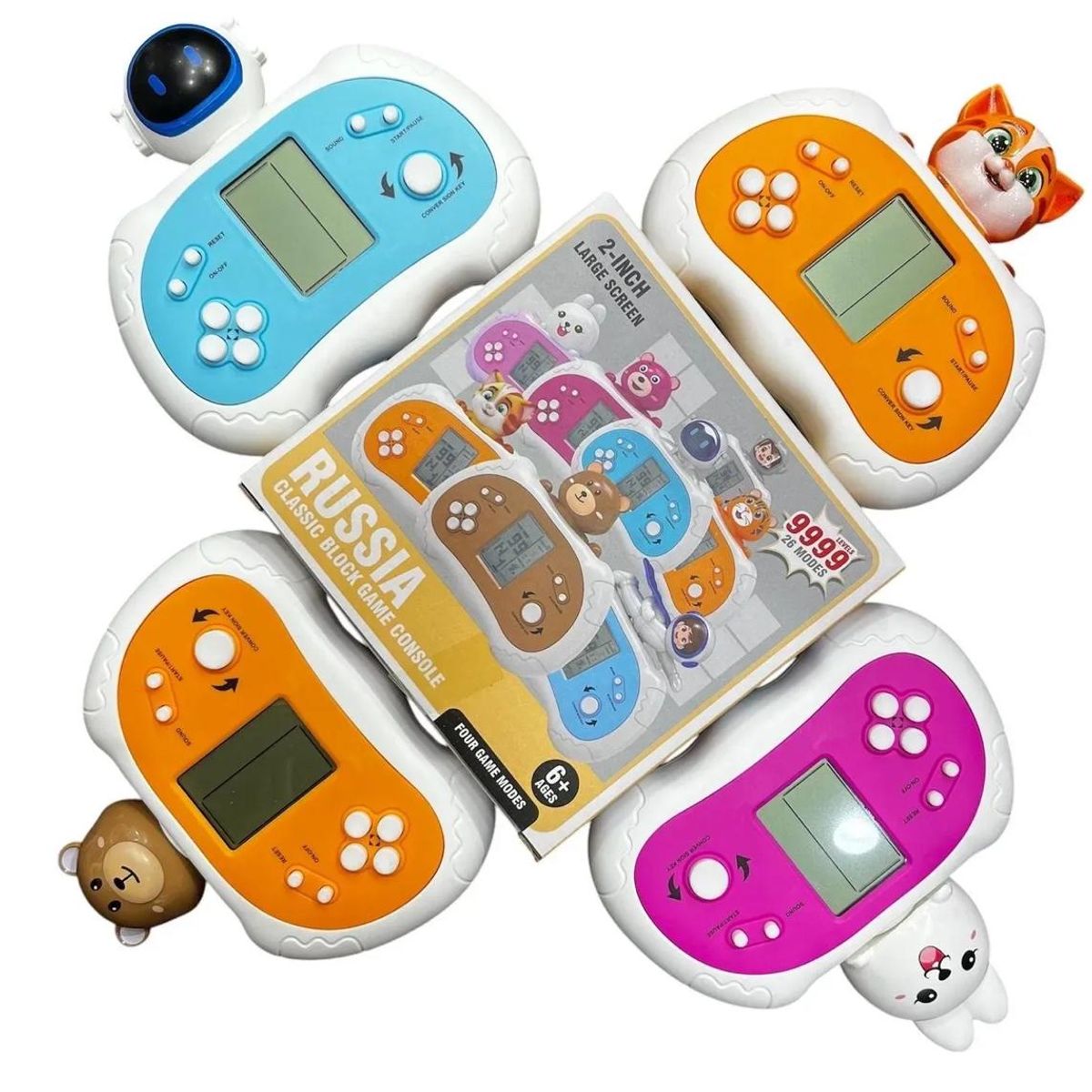 GENERICO - Consola Mini Tetris De Figuras De Diseños