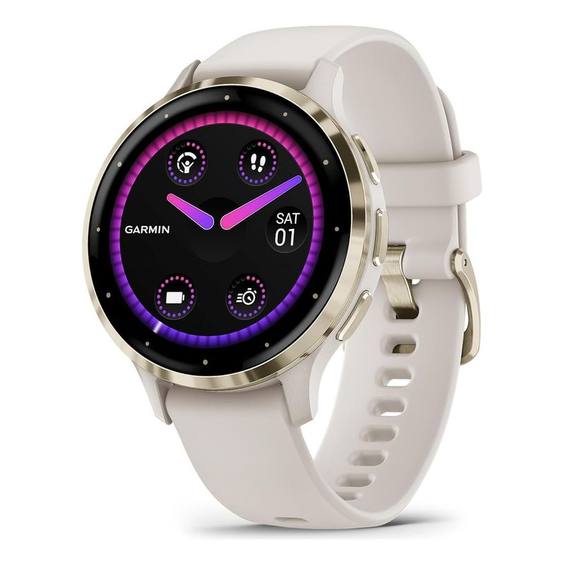 GARMIN - Garmin Venu 3S Gold – Smartwatch Deportivo Premium 1.2