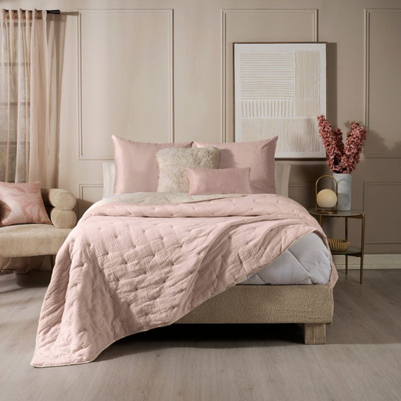 VIANNEY - Cubrelecho Voga Petal Tela Premium Vianney