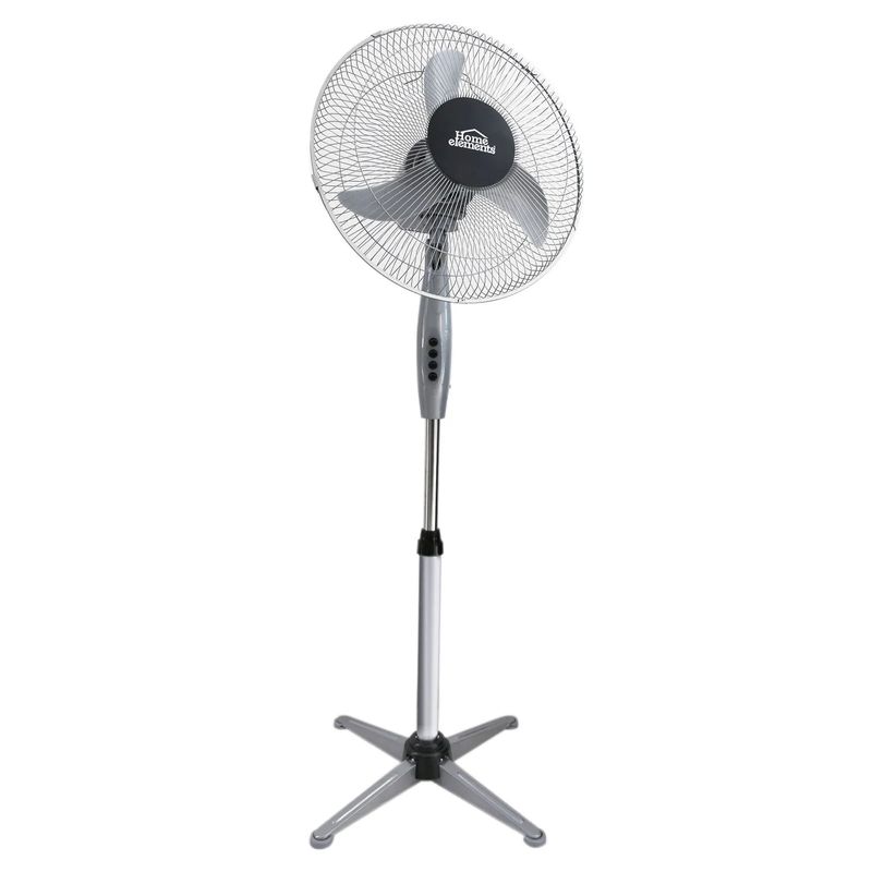 HOME ELEMENTS - Ventilador Home Elements Hesf-16g Pedestal 16 Pulgadas 110v