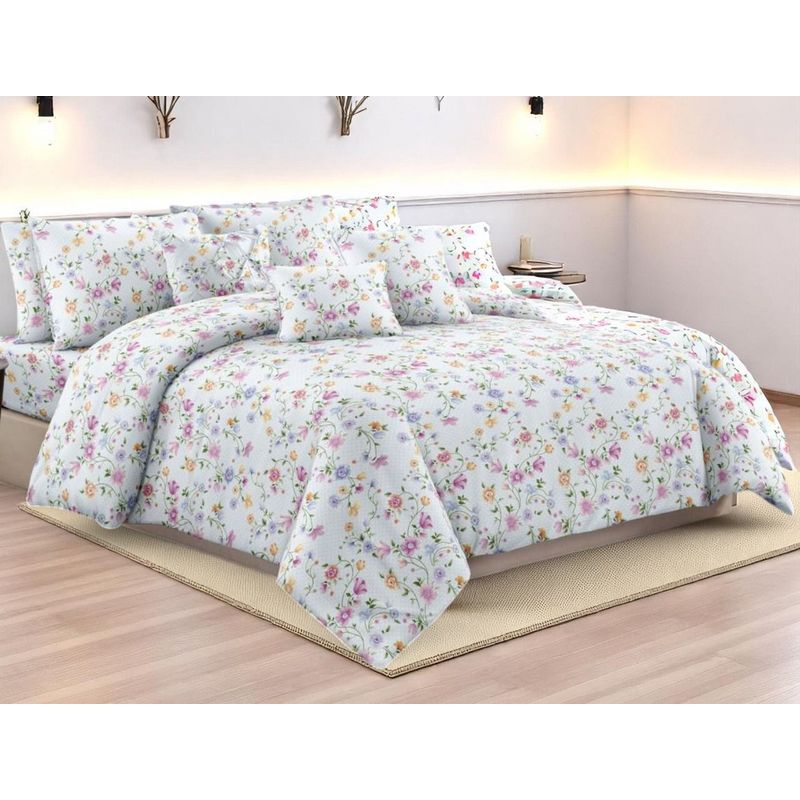 SIRENITAS - Juego de sabanas Cama Queen Floral