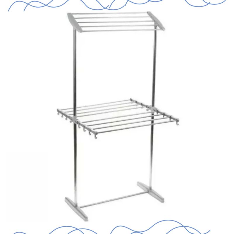 GENERICO - Tendedero de ropa plegable de piso