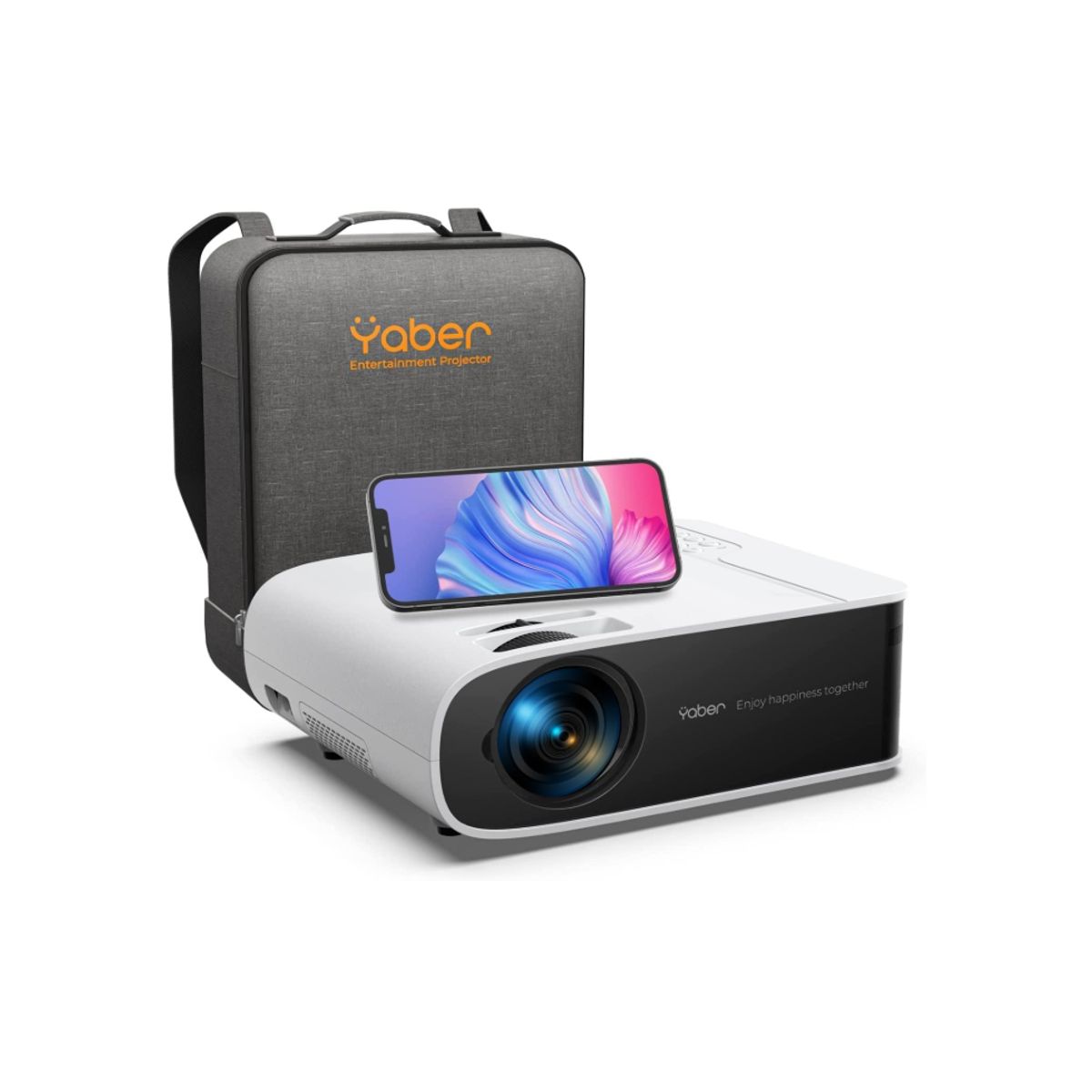 ELEGANT - Proyector con WiFi 6 y Bluetooth, YABER V8 4K