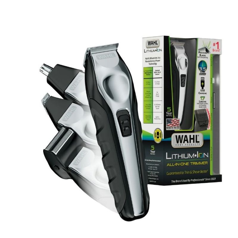 WAHL - Maquina Patillera Peluquera  Wahl Lithium Ion Todo En 1